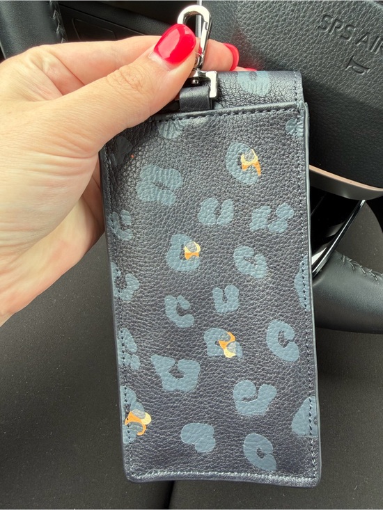 Hammitt navy leopard sunglasses case main image 5